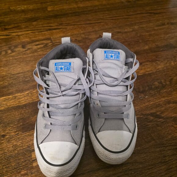 Converse All Star Street Mid Grey Sneakers Men's 10 - Picture 1 of 4